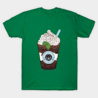 Sharkbucks Frappucino // Midnight Angelfish T-Shirt